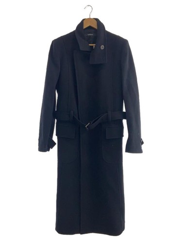 GIANNI VERSACE supporto collare Cappotto lana nero 52