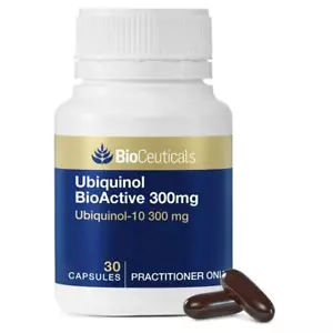 BIOCEUTICALS Ubiquinol BioActive 300mg 30 Capsules - Picture 1 of 5