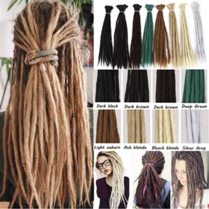 Natürlich wie menschlich lange Dreadlocks Haarverlängerungen Hairpeices gehäkelt Twist neu USA - Bild 1 von 19
