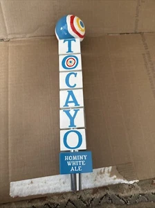 TOCAYO BREWING - HOMINY WHITE ALE - BEER TAP HANDLE Read - Bild 1 von 5