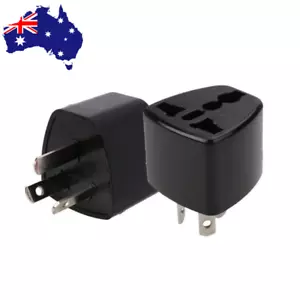 UK/US/EU Universal to AU AC Power Plug Adapter Travel 3pin Converter Australia - Picture 1 of 3