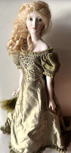 Vintage "Estella" OOAK Porcelain Doll Ron Brooker Mould - 57cm Tall c1990's - Picture 1 of 24