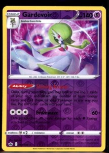 Gardevoir 061/198 Reverse Holo Rare Card NM SWSH Chilling Reign Pokemon TCG