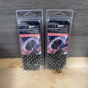 2 Pack BELL Replacement Bike Chain Multi Speed Bicycle 10-24 Speed 7122147 New - Picture 1 of 2
