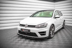 Maxton Design Frontlippe V.4 für VW Golf 7 R Hochglanz schwarz - Bild 1 von 4