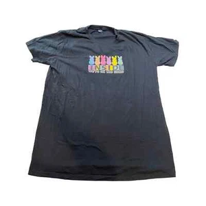 Rainbow Peeps Osterhasen Inside We're All The Same schwarzes Shirt 2XL Unisex - Bild 1 von 4