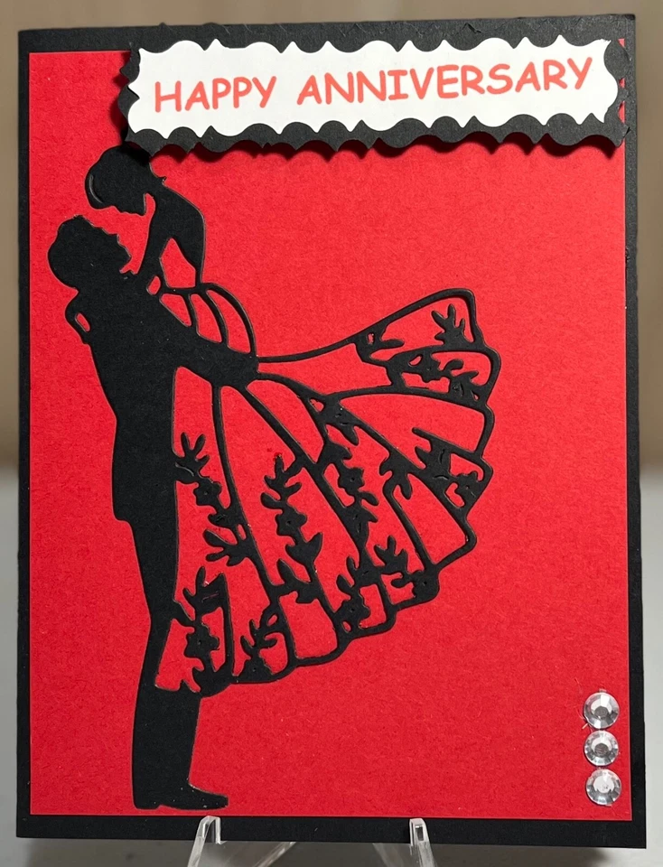 handmade notecard anniversary - Image 1 of 1