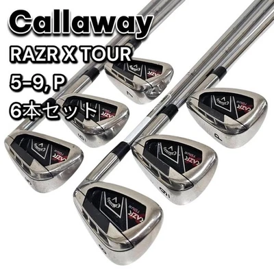 Callaway Razr X Tour Irons Set Of 6 Genuine Memphis 10 Golf Club - Image 1 of 4