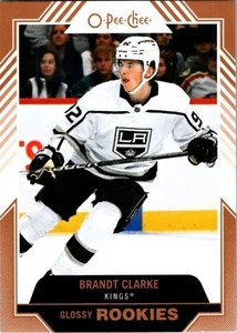 2022-23 Upper Deck OPC Glossy Rookies Bronze RC R-19 Brandt Clarke Kings - Picture 1 of 2