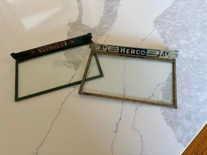 Publicidad superior de caja de vidrio y metal con mostrador de tienda vintage de 2 - Imagen 1 de 8