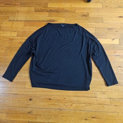 Suéter para mujer AllSaints negro manga larga talla M Foto 1 de 4