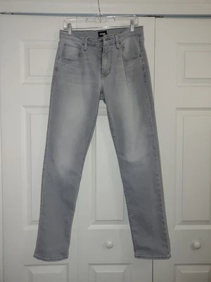 Pantalones de mezclilla rectos Hudson Blake gris (32x32) para hombre Foto 1 de 4