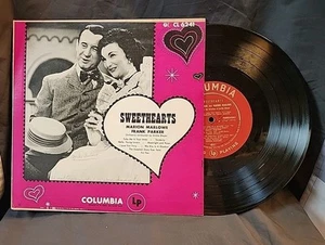 "SWEETHEARTS" - Marion Marlowe & Frank Parker - CL 6241 - 10" Vinyl 33rpm - Picture 1 of 8