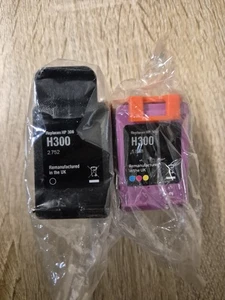 Wiederbefüllte Tintenpatronen für HP 300 Schwarz & Farbe - KOSTENLOSE UK-LIEFERUNG! - Bild 1 von 7