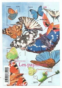 Frankreich (2010) Block 133 Schmetterlinge postfrisch - Bild 1 von 1