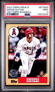 Aggiornamento Topps 2022 1987 Topps Baseball #87TBU5 Shohei Ohtani PSA 9 - Foto 1 di 2