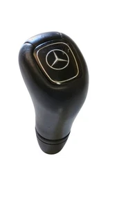 OEM 95-05 Mercedes W164 W202 W210 E320 ML320 ML430 W163 Leather Shift Knob Black - Bild 1 von 5