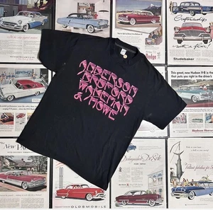 Vintage 1989 Anderson Bruford Wakeman & Howe Rock Band T-Shirt Size L - Picture 1 of 6