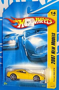 Hot Wheels 2007 New Models Series #14 Ferrari 599 GTB Yellow w/ PR5s - Picture 1 of 2