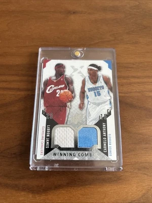 2004-05 SPx - Winning Combos LeBron James, Carmelo Anthony #WC-LC (MEM) - Image 1 of 2