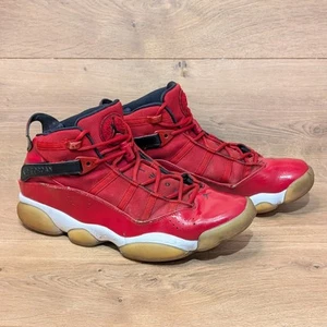 Scarpe da basket Nike Air Jordan 6 anelli palestra rosse 322992-601 da uomo taglia 13 - Foto 1 di 20
