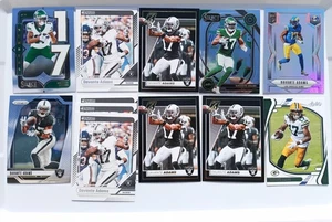 Lote de 12 tarjetas coleccionables de fútbol americano Davante Adams VEGAS RAIDERS únicas Prizm PANINI - Imagen 1 de 20