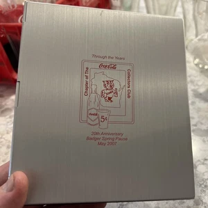 Coca Cola Collector's Club 20th Anniv. Badger Spring Pause Picture Holder May'07 - Picture 1 of 6