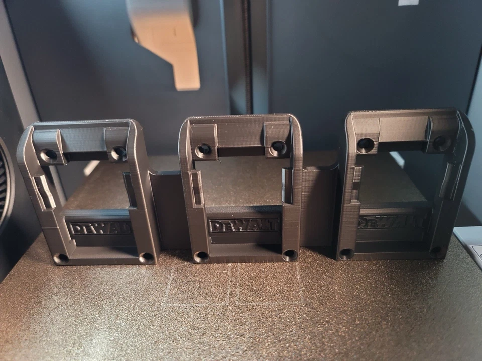 DeWalt 20V Battery Holder 3 Pack Wall Mount Rack Garage Tool Organizer Storage - Image 1 of 1