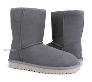 Botas cortas de piel de gamuza gris conejo Koolaburra by UGG Koola para mujer talla 8 *NUEVAS EN CAJA* - Imagen 1 de 6