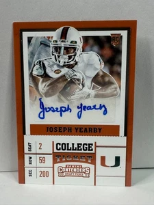 2017 Contenders Draft Picks - College Ticket Joseph Yearby (AU, RC) - Bild 1 von 2