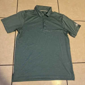 Adidas Golf ADVS20R778 Mens XL 21x26.5 Feeder Stripe Blue Polo Golf Shirt 027579 - Picture 1 of 12