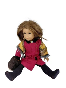 American Girl Doll Rebecca Rubins Classic Meet Outfit With Brooch and Shawl - Picture 1 of 8