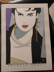 PATRICK NAGEL SERIGRAPHIE 1983 SIGNEE DATEE MANUELLEMENT GALERIE A PARIS 65x44CM - Imagen 1 de 7