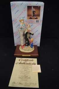 EMMETT KELLY JR Day At The Fair Collection The Stilt Man 9405 Box & COA - Bild 1 von 7