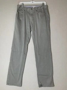 Peter Millar Ultimate Raso Pantalone Cinque Tasche Uomo 33 X 28 Grigio Golf - Foto 1 di 9