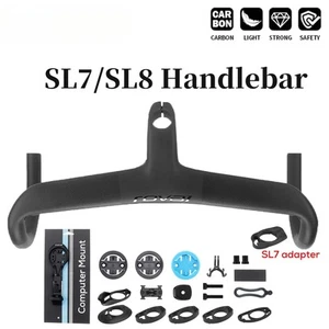 Vollständige interne Kabelführung Rennrad Lenker Carbon integrierter Lenker - Bild 1 von 44