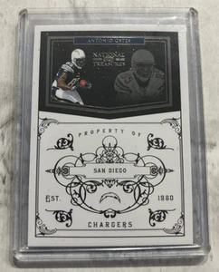 2010 Playoff National Treasures #122 Antonio Gates 56/99 HOF - Picture 1 of 2