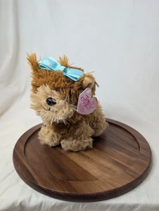 Nickelodeon Jojo Plüsch Siwa Bowbow Welpe Yorkie Teetasse 2017 Viacom JustPlay Neu mit Etikett - Bild 1 von 5