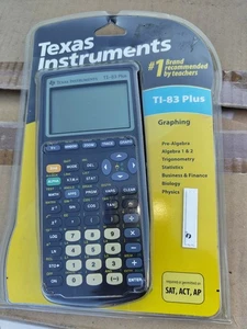 NO BATTERIES Texas Instruments TI-83 Plus Graphing Calculator NEW SEALED *READ* - Picture 1 of 2