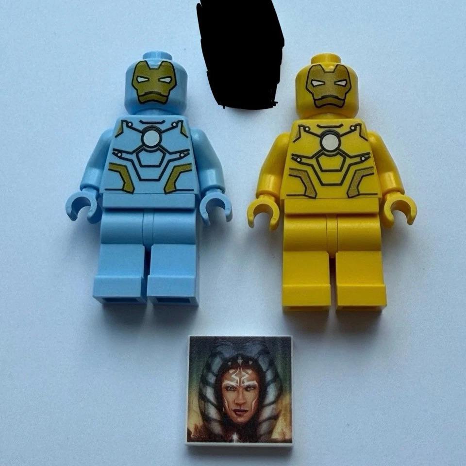 Brickluv Custom Lego Lot (Marvel Iron Man, Star Wars Ahsoka) - Image 1 of 1