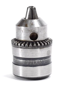 Vintage JACOBS SM4G61 Drill Chuck 3/8"-24 THD Threaded Mount 1/16-3/8" 1.5-10MM - Picture 1 of 7