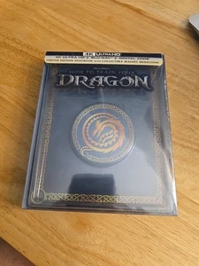 How To Train Your Dragon Steelbook 4K UHD Blu-Ray w/Digital & Magnetic Medallion - Picture 1 of 2