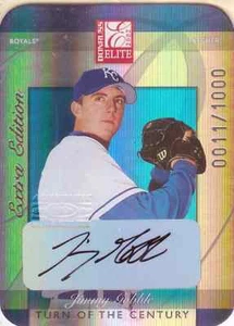 2002 Elite Donruss RC Autograph Jimmy Gobble Royals - Picture 1 of 1
