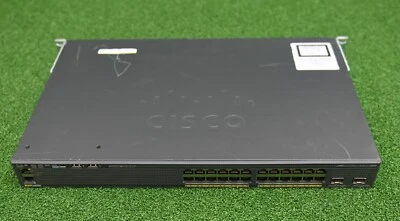 Cisco WS-C2960X-24PD-L smart Gigabit switch, 24x1Gb 2x 10Gb uplink, 370W PoE+ - Image 1 of 2