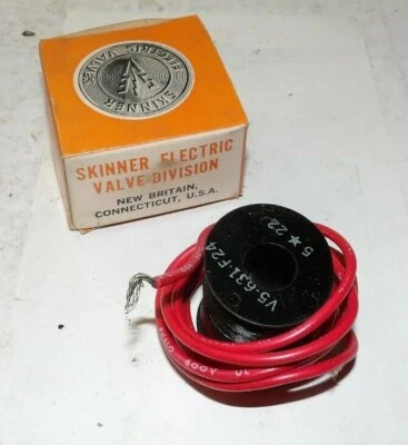 NEW SKINNER ELECTRIC VALVES 120 V COIL V5-631-F24 - Image 1 of 4