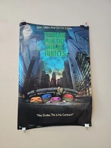 3 PÓSTER ORIGINAL DE LA PELÍCULA TEENAGE MUTANT NINJA TURTLES 1990 22" X 32" 🔥 - Imagen 1 de 17