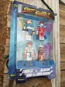 STREET FIGHTER II Minimates Box Set CAPCOM Chun-li Ryu Bison Figura de Acción Akuma - Imagen 1 de 3