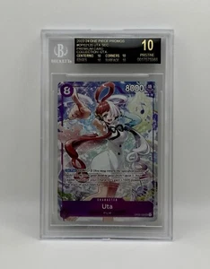 Uta - OP02-120 (Prem. Collection -Uta-) One Piece • BGS BLACK LABEL 10 • POP 2 - Picture 1 of 2