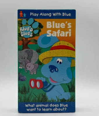 Blue’s Clues: Blue's Safari VHS 2000 - Partial Sealed w Paramount Sticker - Image 1 of 4