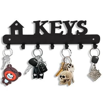 Key Holder for Home Decor Key wall mounted Wall Key Hangers for Metal - Image 1 of 4